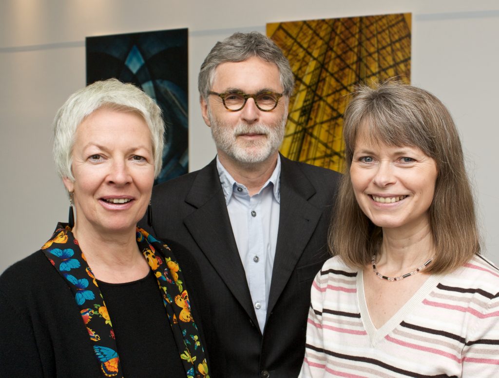 Uta Mette, Konrad Mette, Inge Schüler (v.l.n.r. 2017)